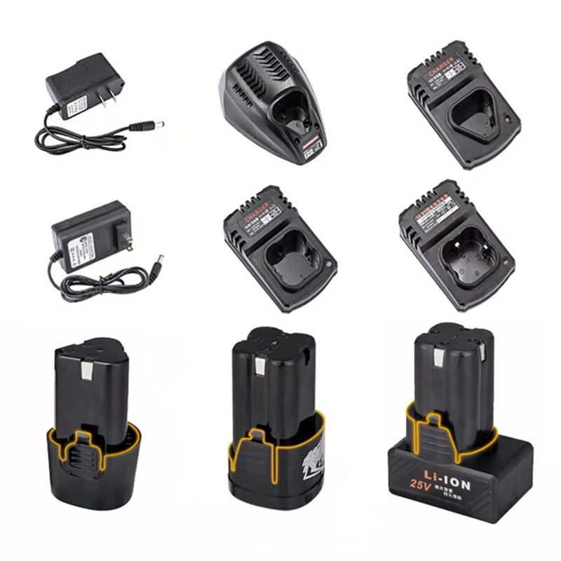 NIKALAI 12 В 16,8 в 21 в 25 в, Сменное зарядное устройство для аккумуляторной дрели, электрической отвертки, зарядное устройство для аккумуляторных батарей