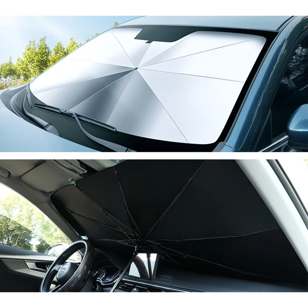 

Car Sun Shade Cover Windshield Parasol Uv Protector Sun Blind Umbrella For Suv Sedan Windshield Protection
