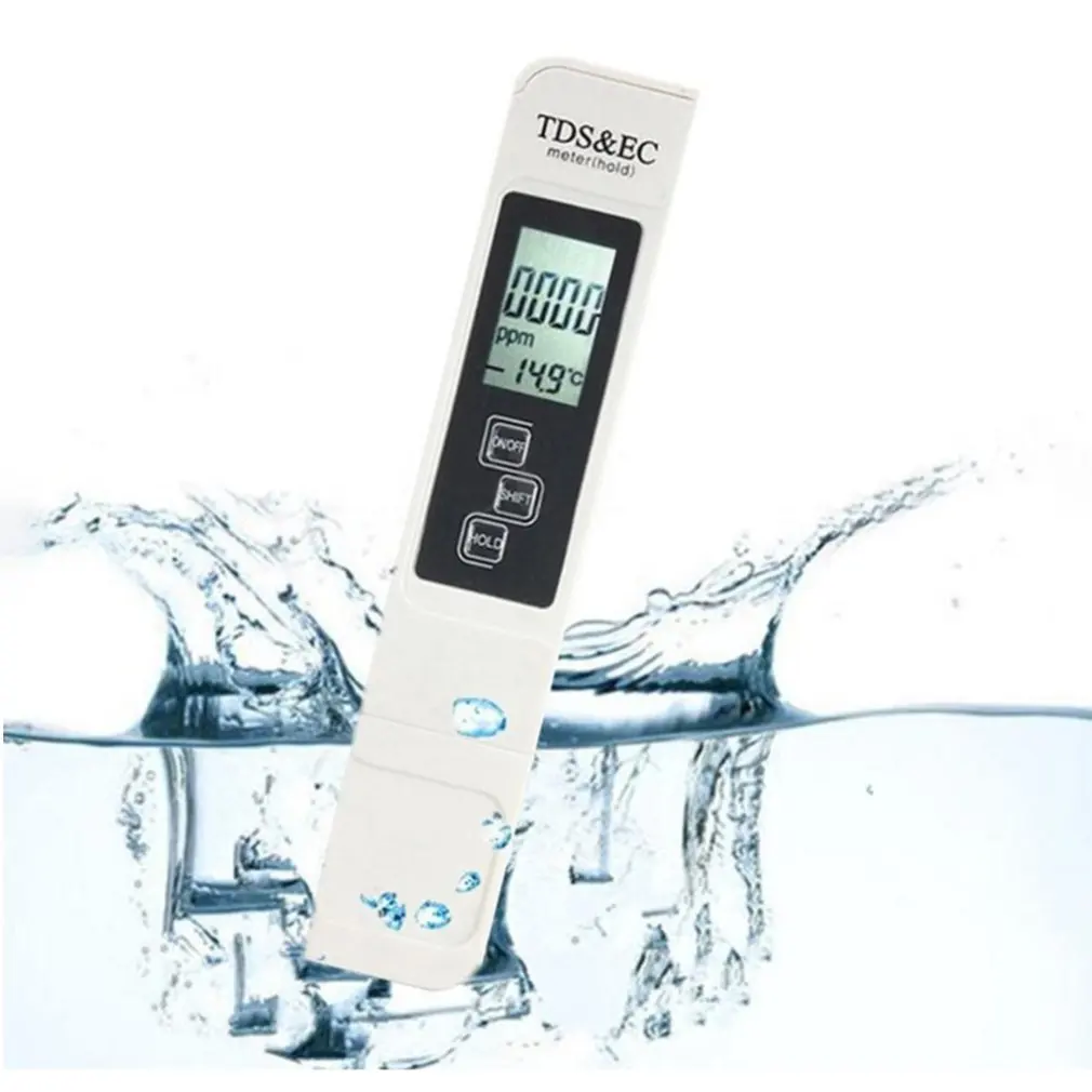 

LCD TDS/PH Meter Digital Tester Accuracy 0.1 Aquarium Water Pool PH Tester Water Purity Filter Hydroponic Automatic Calibration