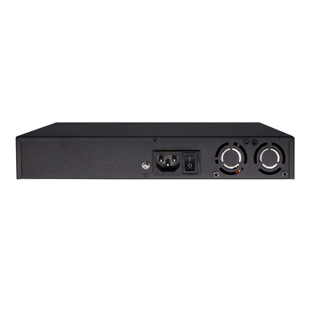 16-портовый неуправляемый POE коммутатор 10/100 м с 2GE + 1 giga SFP порты uplink внутренний блок