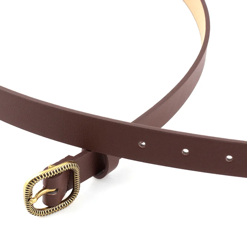 Женский широкий кожаный ремень черный красный белый коричневый декоративный