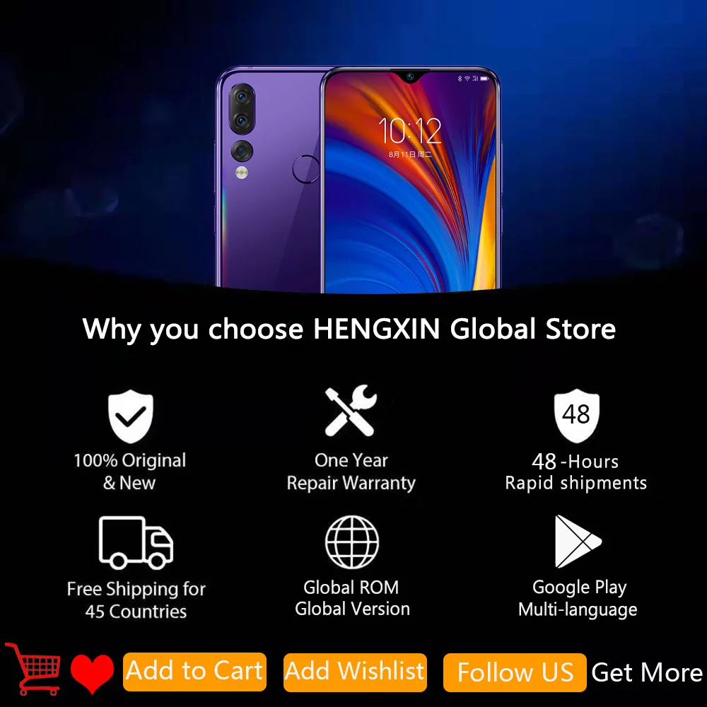 Lenovo Z5S L78071 смартфон с 6 3 дюймовым дисплеем восьмиядерным процессором Snapdragon 710 ОЗУ