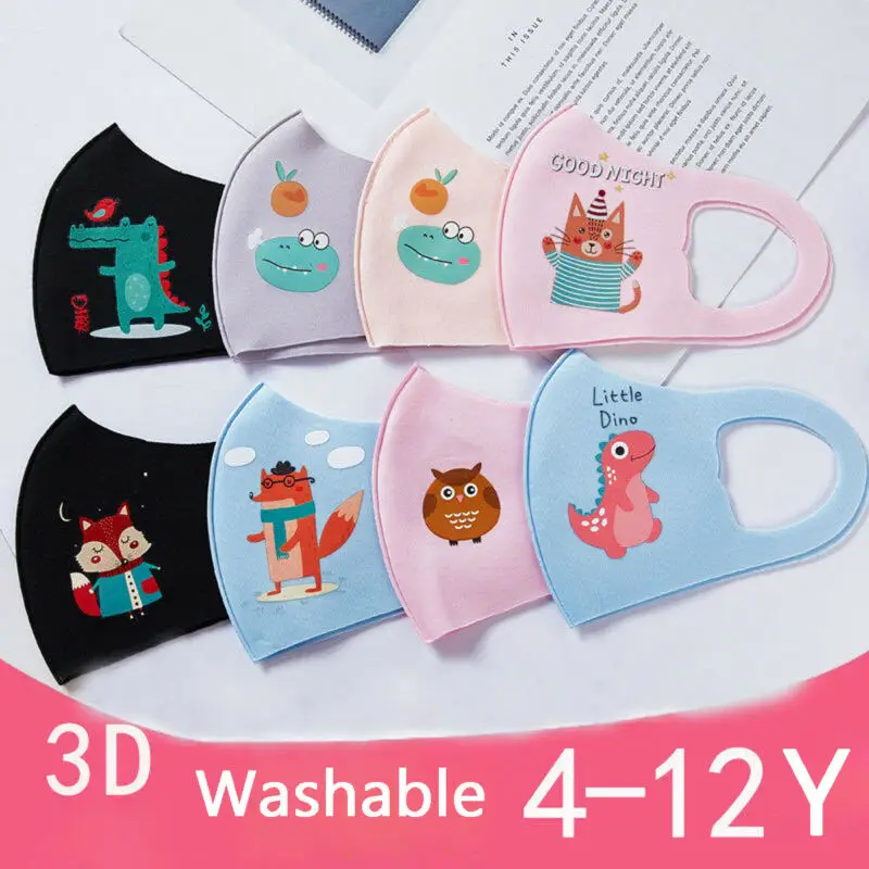 Kids Reusable Breathable Face Covers Anti-dust Haze Mouth Nose Protection | Красота и здоровье