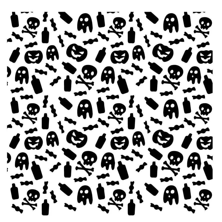 

AZSG Happy Halloween Horrible Background Clear Stamps For Scrapbooking DIY Clip Art /Card Making Decoration Stamps Crafts