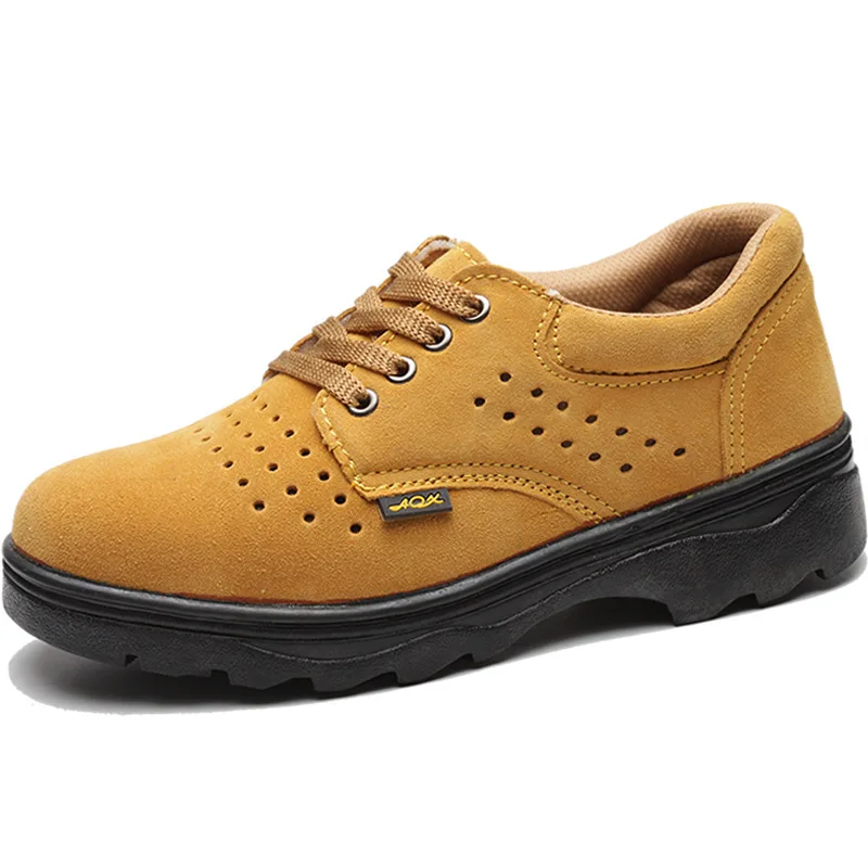 Защитные рабочие ботинки со стальным носком для мужчин и женщин непробиваемые