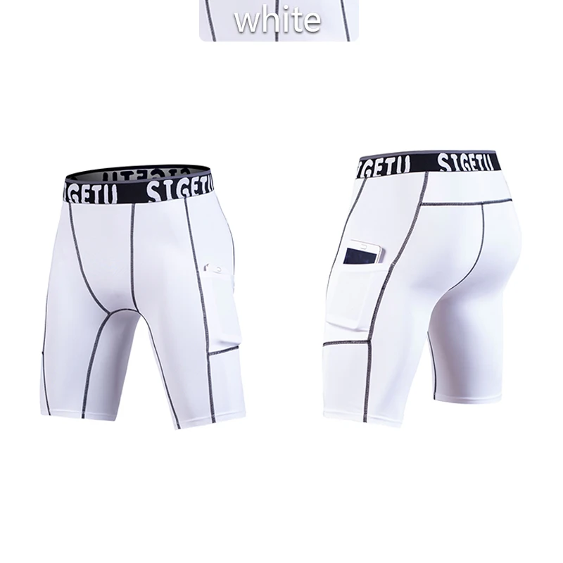 

New Shorts men's sportswear men's running shorts quick dry training jogging Gym Fitness shorts sports men's running pants pocket