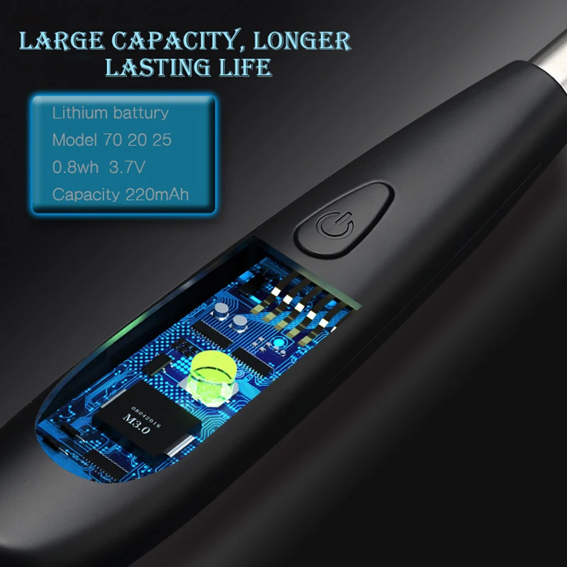 Перезаряжаемая USB импульсная Зажигалка беспламенная длинная дуговая