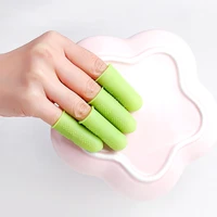set silicone finger protector sleeve cover anti cut heat resistant finger sleeves great cooking kitchen tools 3pcs5pcs