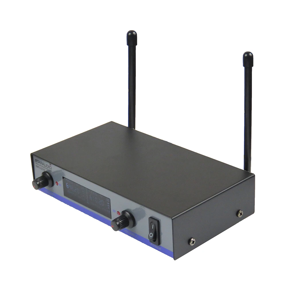 STARAUDIO 2CH UHF Ручной беспроводной микрофон Система 2CH DJ сценический церковный клуб домашние вечерние микрофон система караоке SMU-0216A