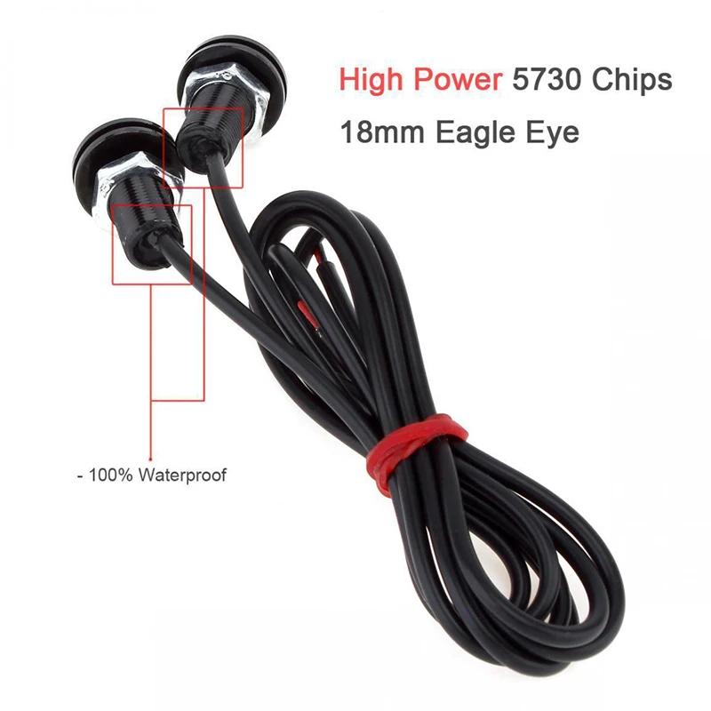 Резервный автомобиль 110 120LM Обратный Авто Модный стильный пылезащитный DIY стоп