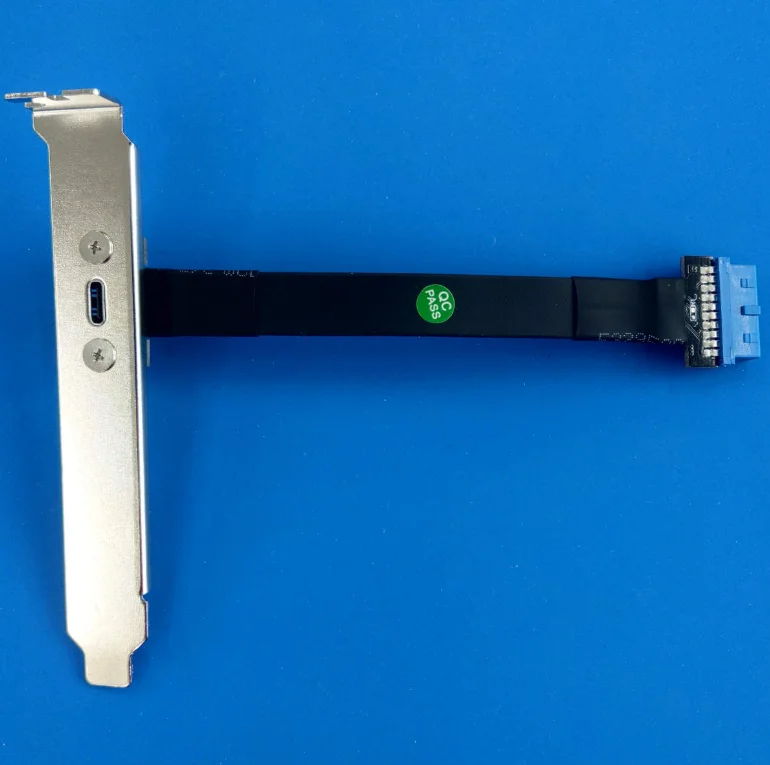 Кабель-удлинитель интерфейса USB3.0 с разъемом type-c на 19P/20P передняя и задняя