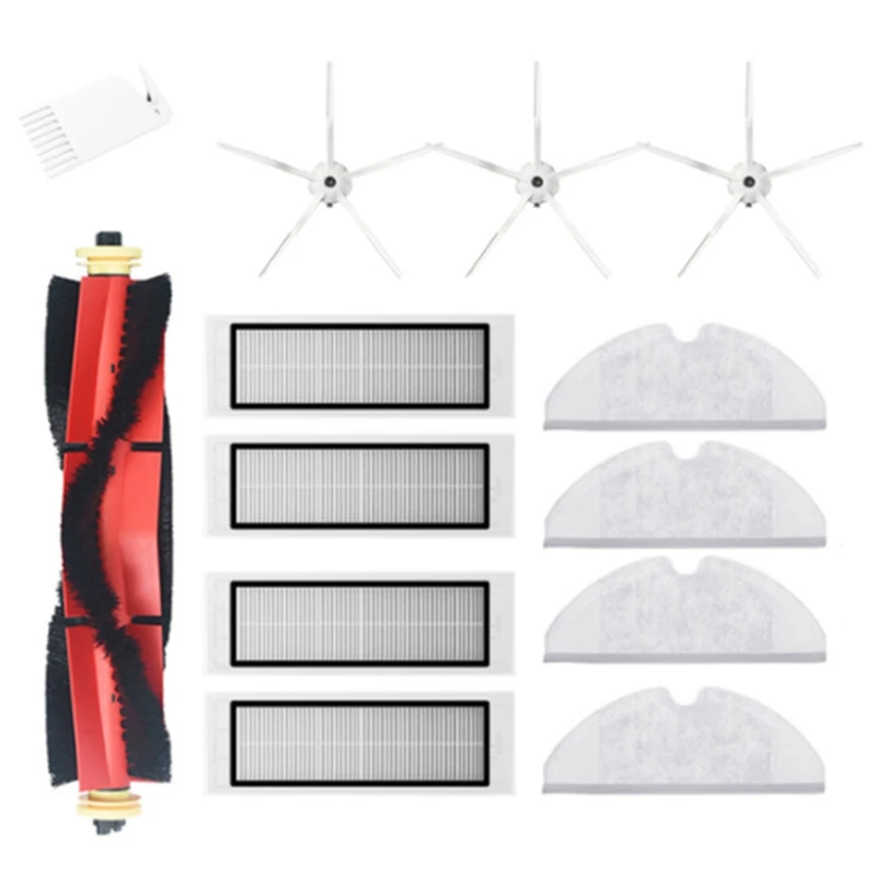 

HOT-Five Arms Side Brush Filter Kits Main Brush for Xiaomi Roborock S5 MAX S6 S60 S65 E35 Vacuum Cleaner Accessories Spare