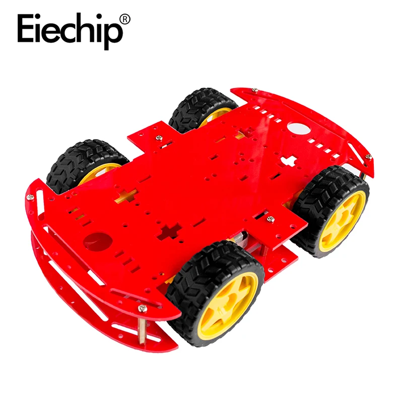 1/set 4WD Smart Robot Car Chassis Kits TT motor Single-layer double-layer trolley chassis For Arduino kit | Электронные
