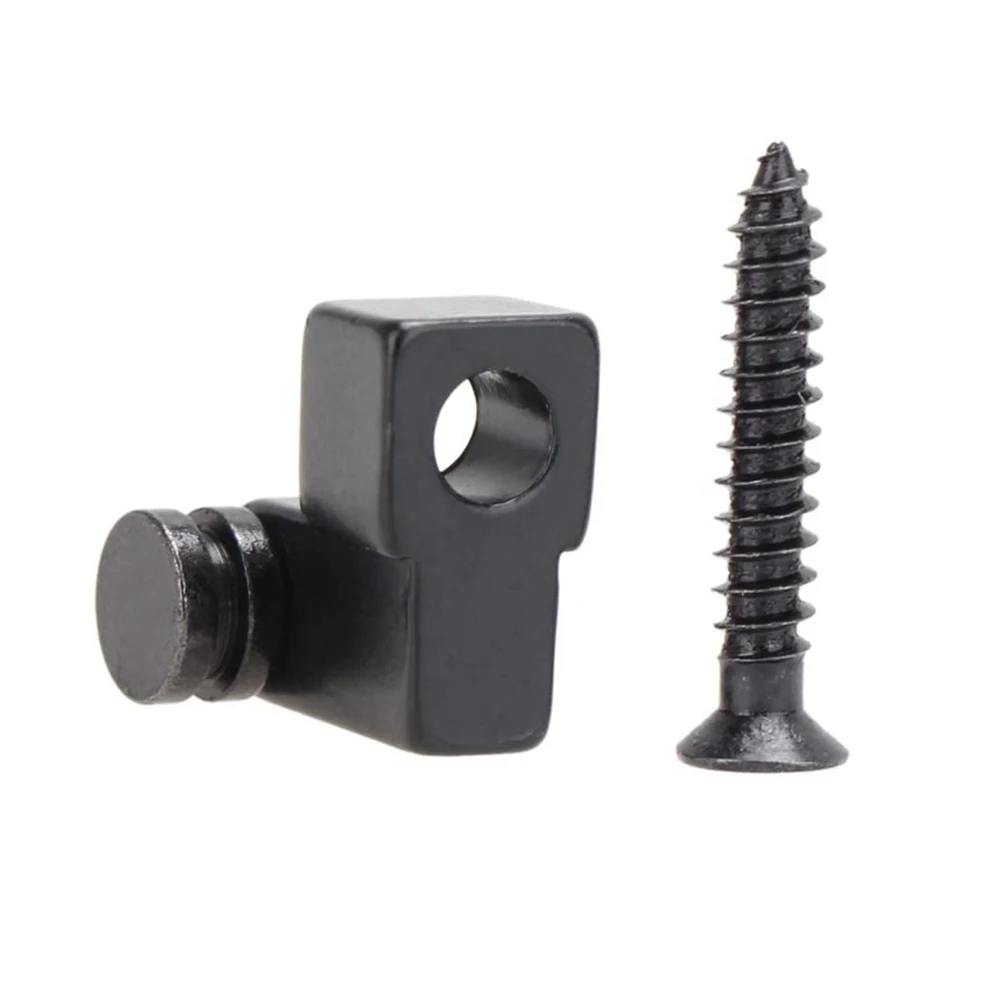 

New 2 Pieces Electric Guitar Chrome Roller String Guides Retainer Mounting Tree Guide Silver Black Gold 3 Color