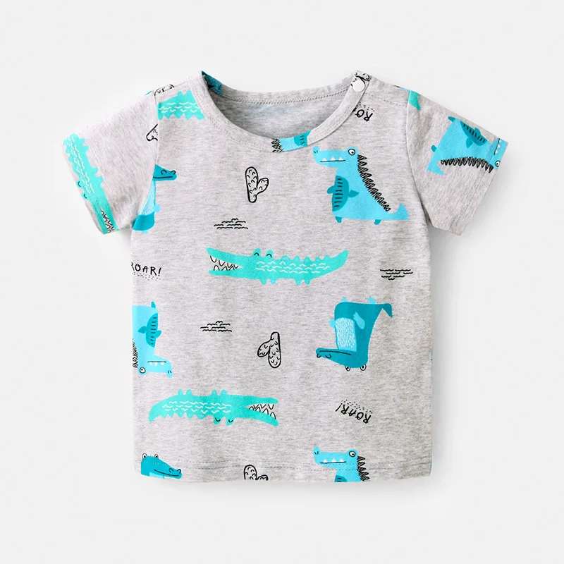 

VIDMID Cotton Kids T-Shirt Children Summer Short Sleeve T-Shirts For Boys Girls Clothes Baby Boy T-Shirt Tops tees 4018 51