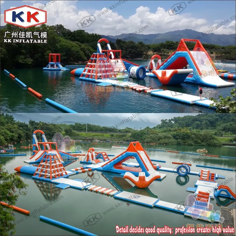 Наружное Надувное оборудование для аквапарка Sea Bay в Бразилии/гигантская