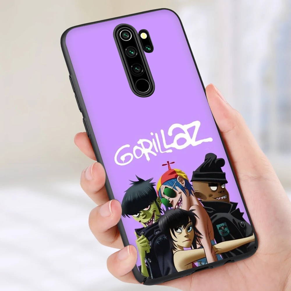 Мягкий силиконовый чехол Gorillaz band для Xiaomi Redmi Note 4 4X 5 6 7 8 9 Pro Max 8T 9S 5A Prime | Мобильные