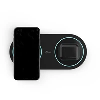 2 in 1 wireless charging pad qi fast charger for all qi enabled phones airpods pro 7 5w for iphone 15w fast charging galaxy