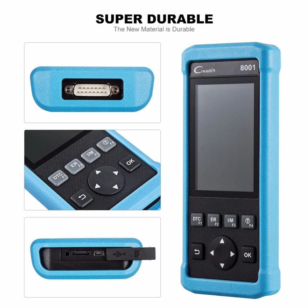 Launch CR8001 DIY CReader 8001 CR8011 CR8021 8021 считыватель кодов полный OBD2 сканер/сканирующий
