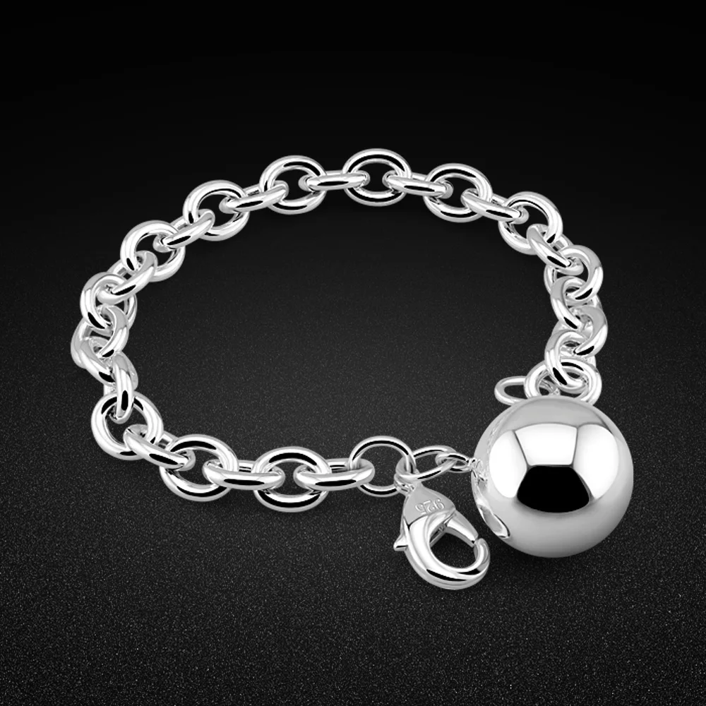 

Yasmin Hot Sale Wholesale Fashion Bracelet Bead Bracelets Silver Colors To Choose For Women Gift Weight about 28g