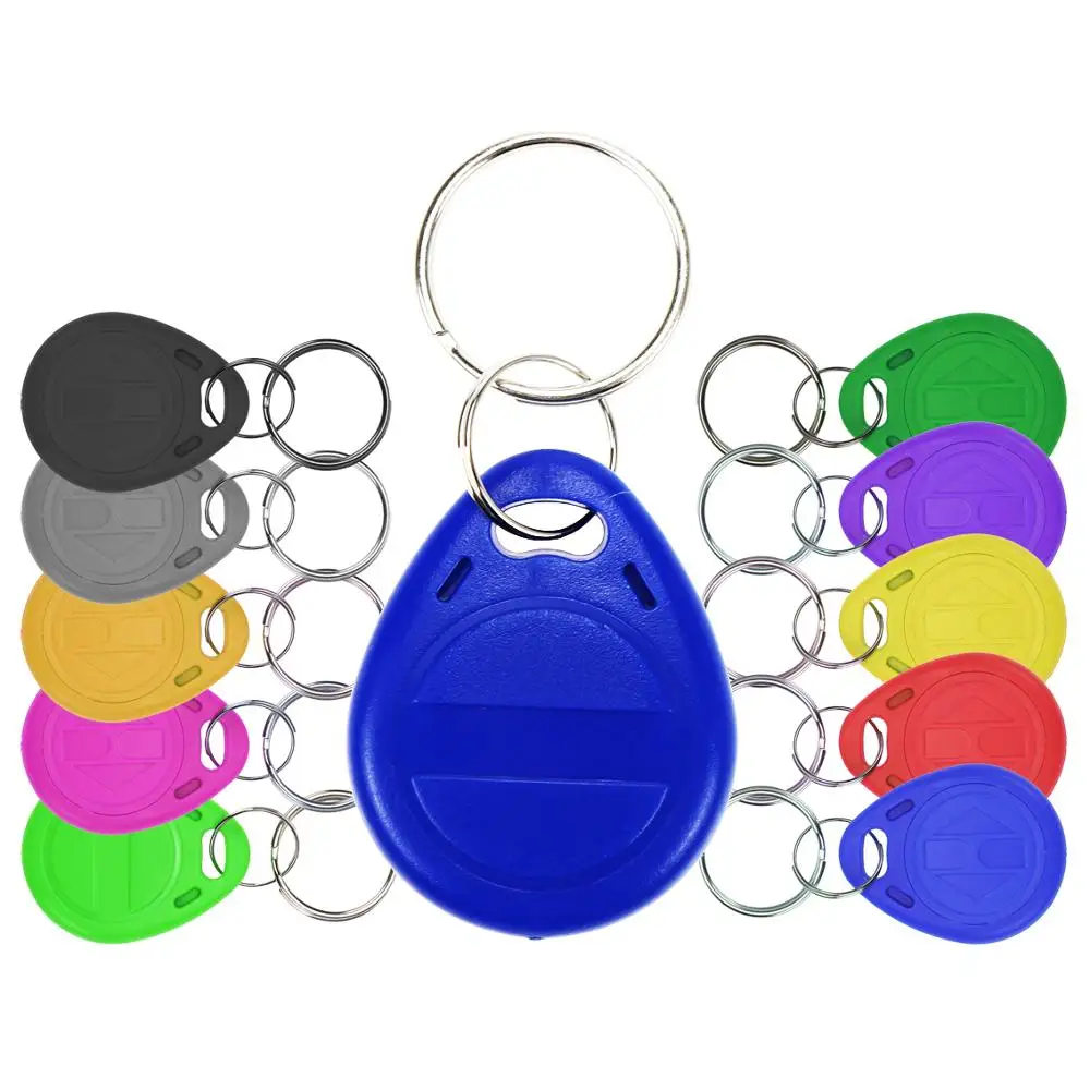 50pcs EM4305 T5577 Blank Key Tag RFID Chip Ring Cards Tags Keytag 125 khz Copy Rewritable Writable Rewrite Duplicate 125khz |