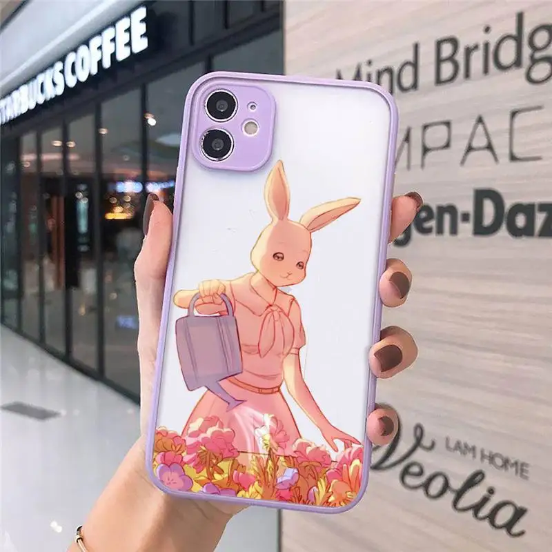 

Anime Beastars orange animal Phone Case Matte Transparent for iPhone 11 12 7 8 s mini pro X XS XR MAX Plus funda