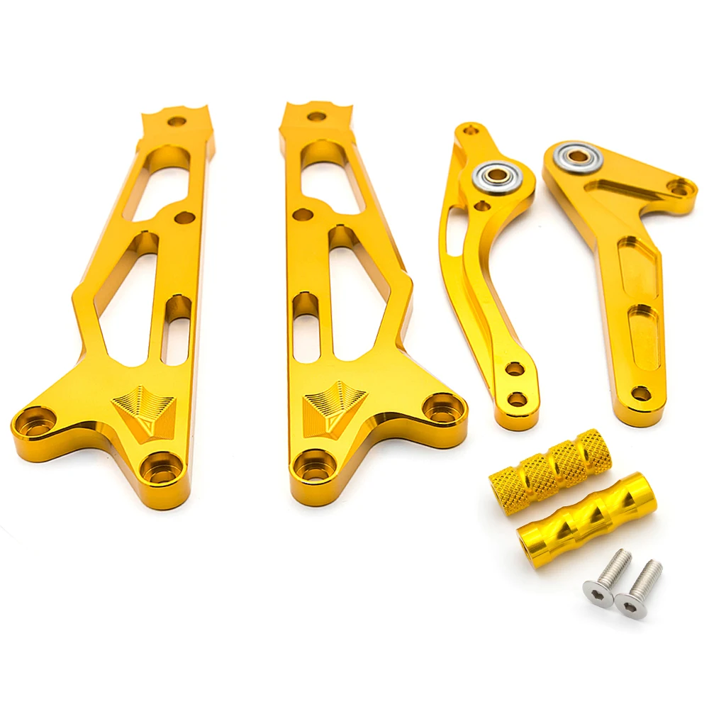 for honda grom msx125 2017 2020 cnc aluminum alloy motorcycle rearset footrest footpeg pedal rear set foot rest accessories part free global shipping