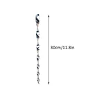 Спиральная Светоотражающая защита для птиц, ветрозащитная проволока, витая защита для птиц, защита от вредителей для садоводства, отражение на 360 градусов