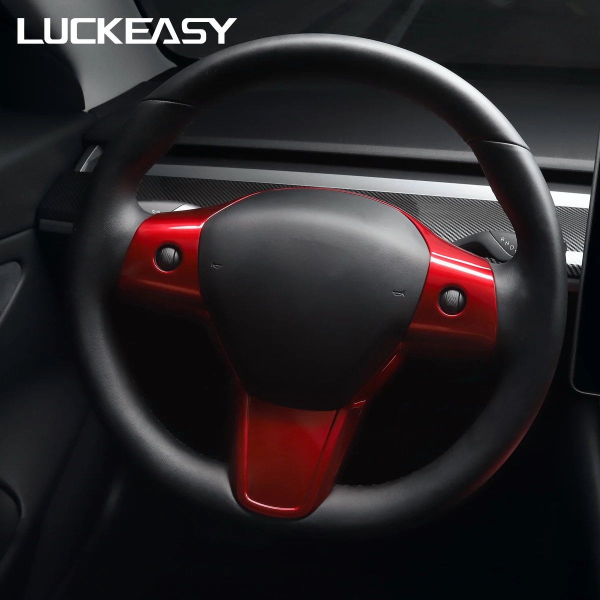 Автомобильные аксессуары LUCKEASY интерьер для Tesla Model 3 2017 2021 АБС пластик полностью