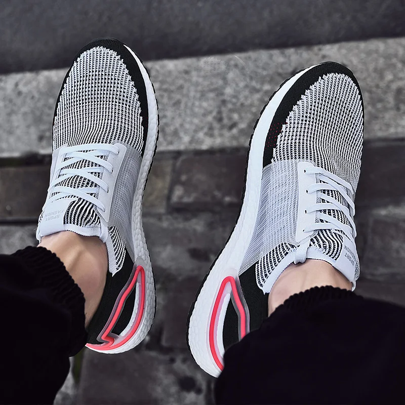 Роскошные Брендовые мужские туфли Повседневные из дышащего материала Модная