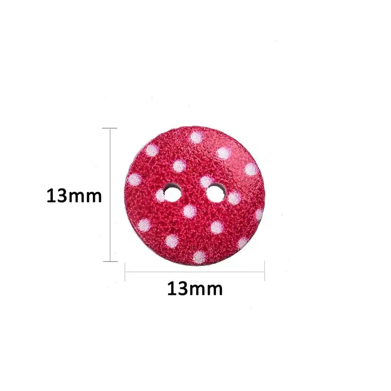 100 шт Смешанные 2 отверстия швейные принадлежности пуговицы деревянные Кабошоны