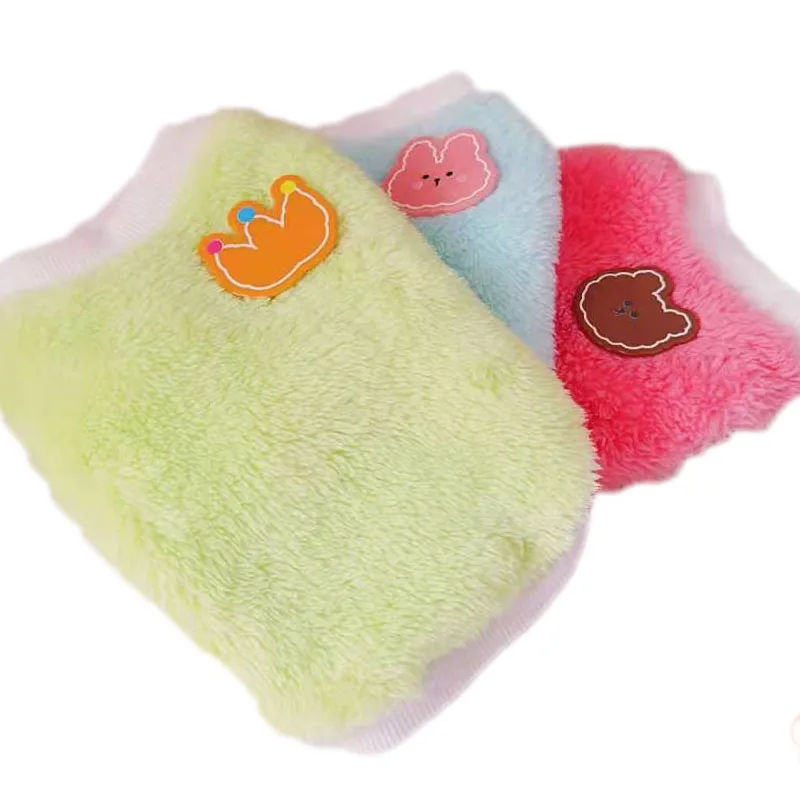 

Cute Warm Dog Clothes Winter Fleece Dog Hoodies Shirt Coat For Small Dogs French Bulldog Corgi Sleeveless Vest Outfit Sweatshirt