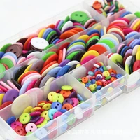 50100pcs garment accessories 691115182023mm round plastic button 2 holes craft sewing childrens garment sewing notions