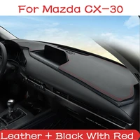 car leather center console dashboard cover dash mat non slip sun shade pad protector for mazda cx30 cx30 2020 2021 2022