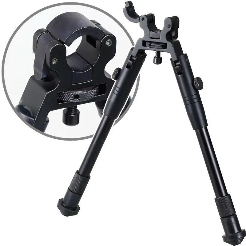 

6inch Airsoft Bracket Round Head Tactical Holder 20mm Rail Mount Multi-function Adjustable Support Camera Foldable Bipod