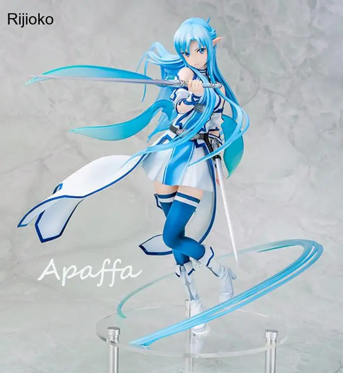 

23cm Anime Figure Toys Sword Art Online Yuuki Asuna 1/7 Scale ALO Ver. water Elf PVC Action Figure Toys Collection Model Gift