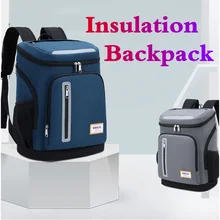 Insulation Backpack Thickened Cooler Fashion Camping Beach Picnic Outdoor Waterproof Multifunction Tools Unisex Insulation Bags