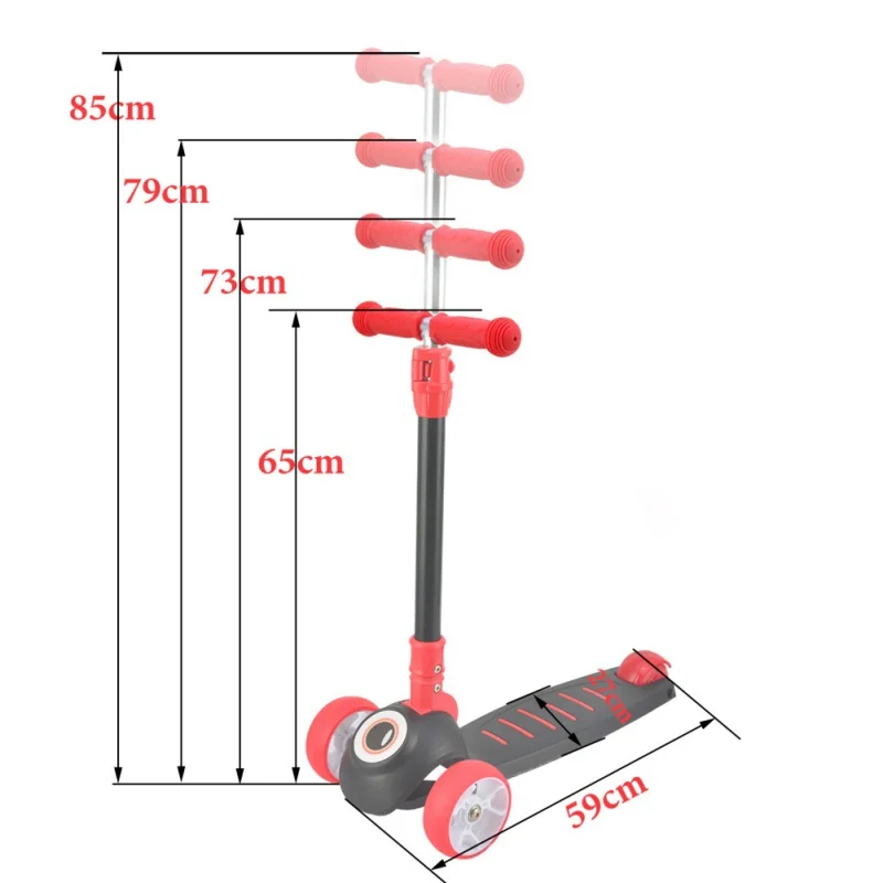 

Three-Wheeled Single Leg Anti Rollover Children's Scooter 3-12 Years Old Scooter ChristmasScooter
