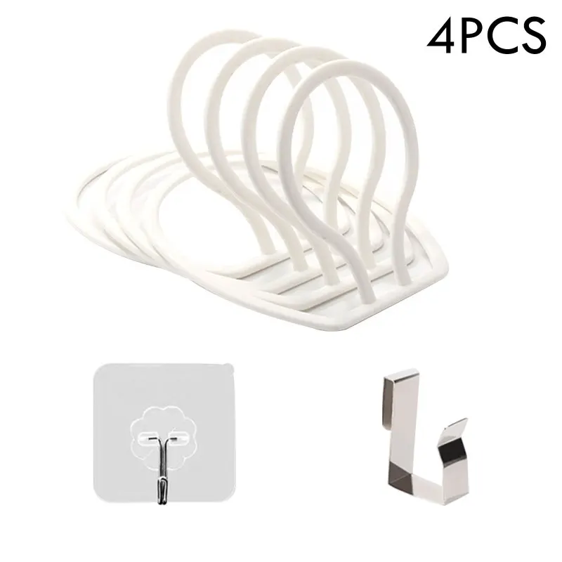 

4 PCS Door/Wall Mounted Baseball Cap Rack Hat Holder Rack Home Organizer Storage Door Closet Hanger Cap Holder