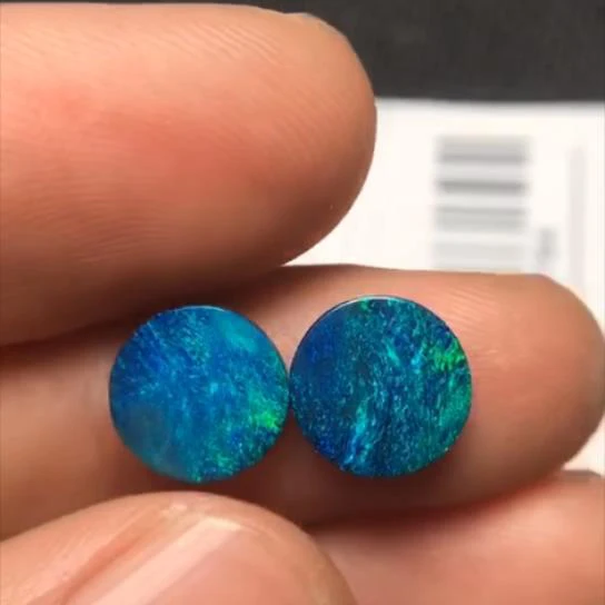 A1223 Австралийское производство 3.640ct натуральные двухслойные опалы свободные