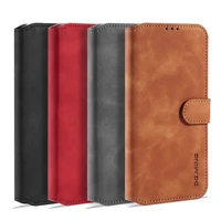 luxury leather wallet phone case for oppo realme 5 pro case for magnetic book flip wallet holder card slot flip stand full cover