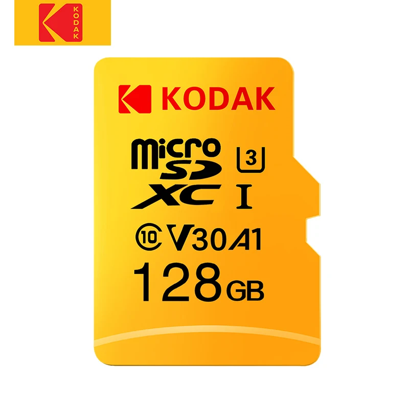 

Kodak Micro SD 128GB SD card 32GB flash drive Memory Card 64G class 10 U3 4K cartao de memoria 128G micro sd memory card