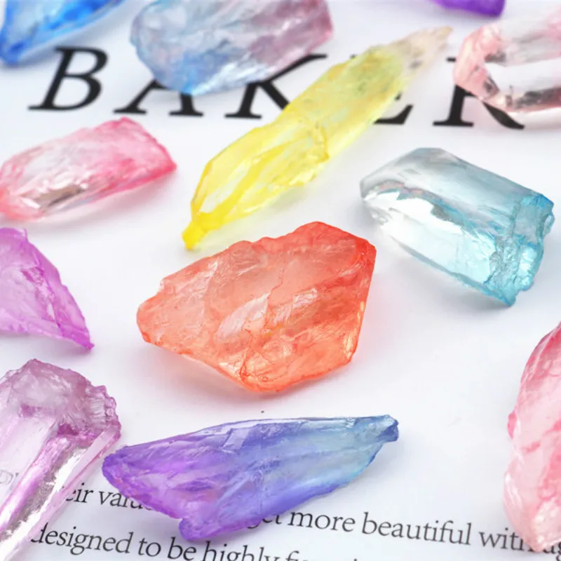 Кварцевая форма для ломтиков агат кристалл Жеода силиконовая мягкая уф смолы