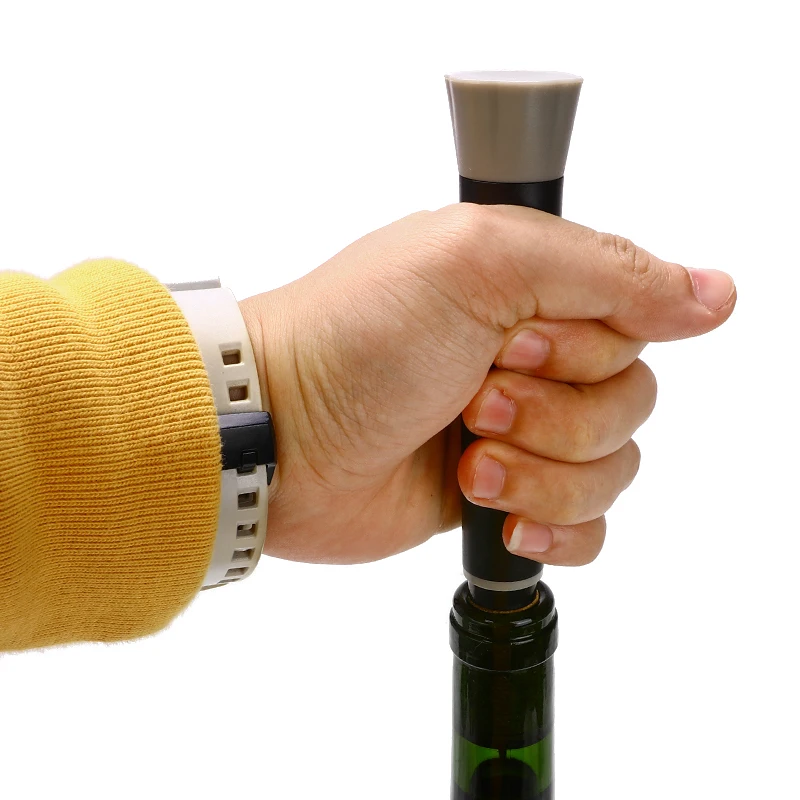 

Stainless Steel Pin Type Air Pressure Wine Bottle Opener with Knife Cutter Bottle Pumps Corkscrew Cork Out Remover Kitchen Tools