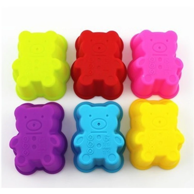 Новое поступление 6 шт. силиконовая форма для маффинов не прилипает термостойкие