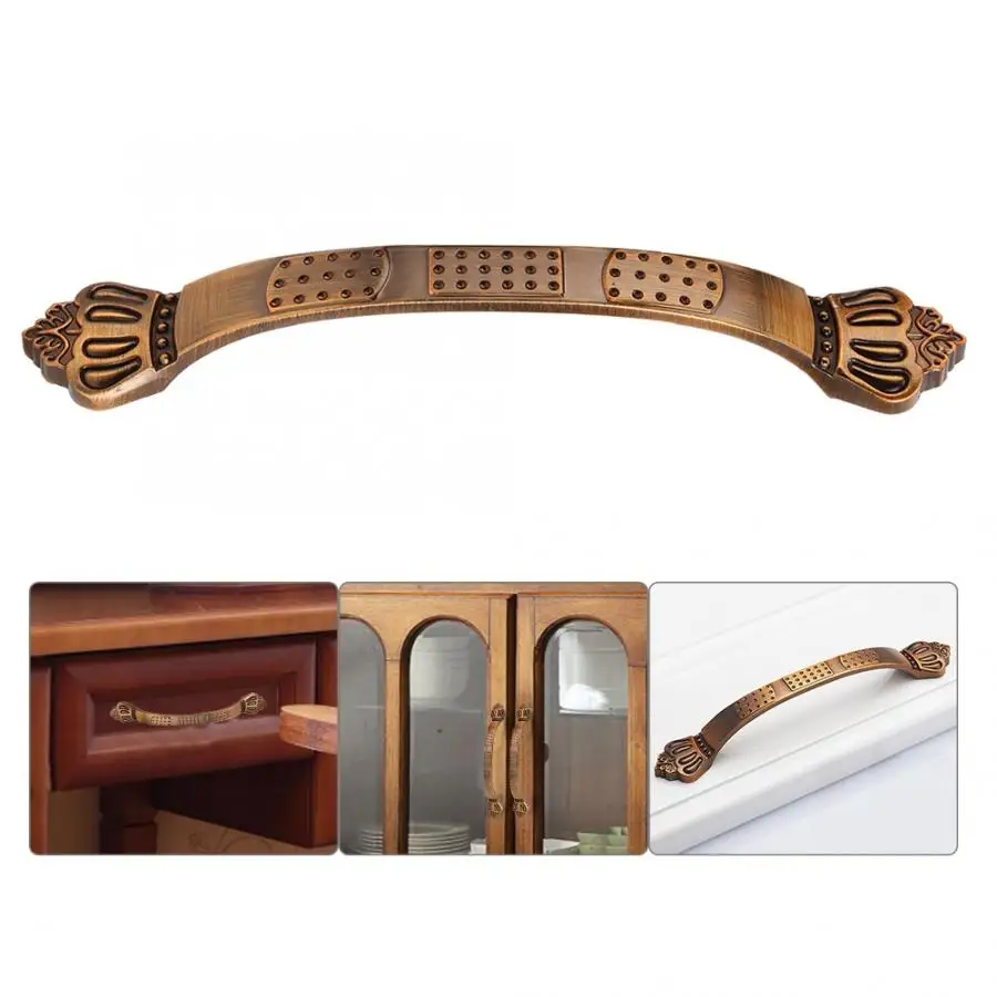 Простая винтажная дверная ручка с нажимом и вытяжной ручкой аркой роскошная для