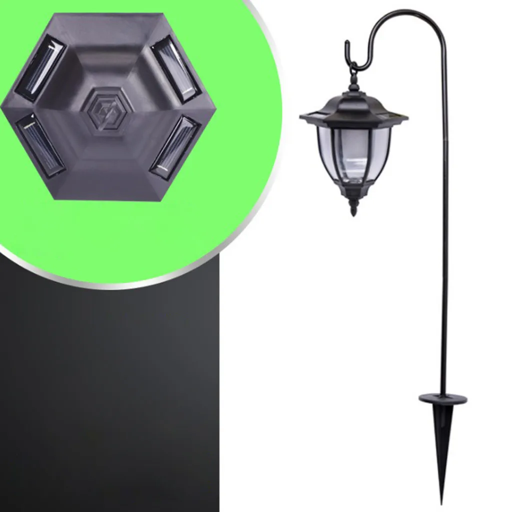 Светодиодный ландшафтный светильник 2 шт. на солнечной батарее для сада наружный