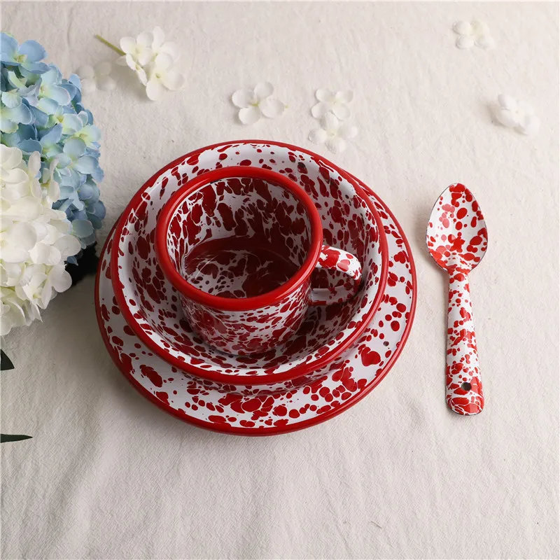 Экспортируется в Америку искусство эмаль Красные Брызги зернистость для салата