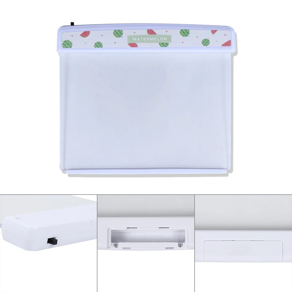 

LED Reading Night Light Cute Watermelon Book Reading Light Dormitory Desk Flat Plate Study Lamp Night Lighting