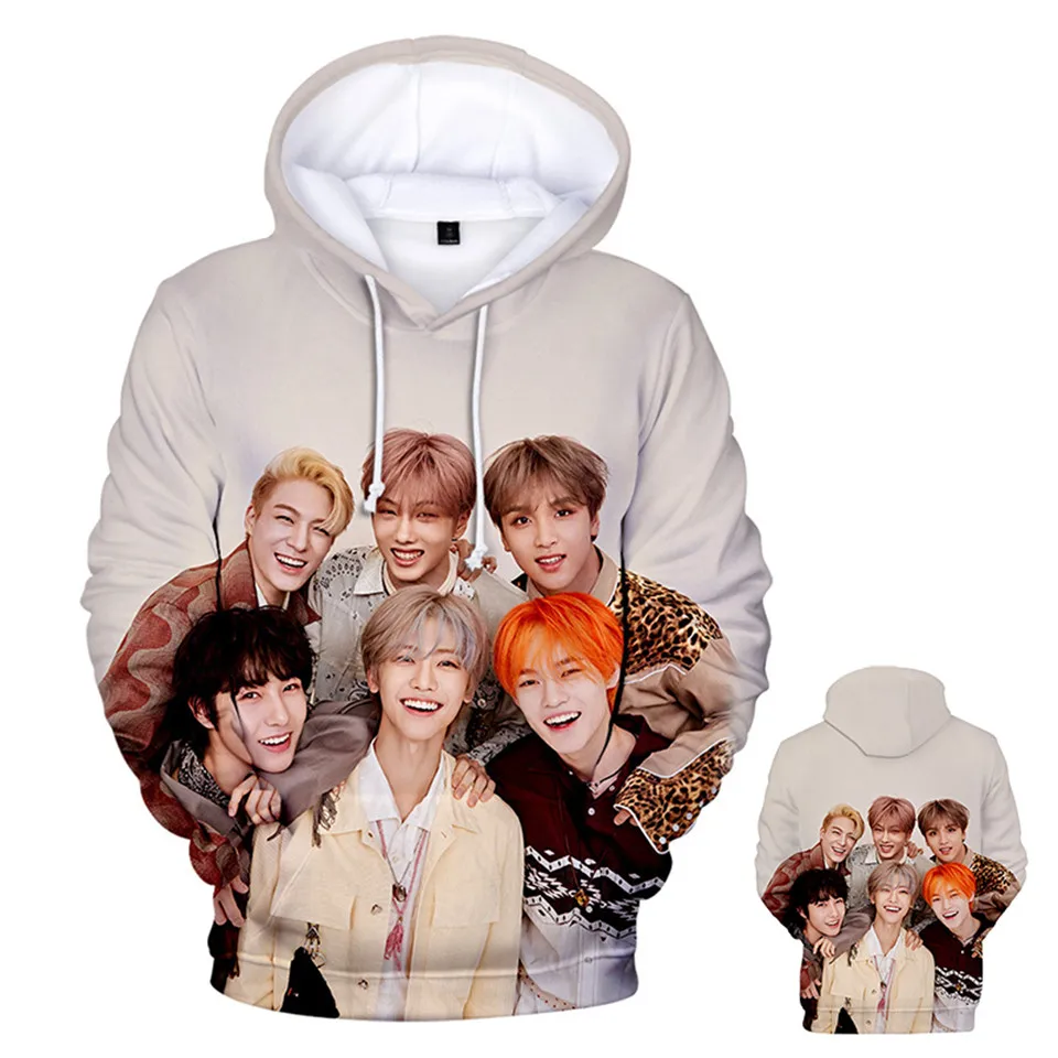 Толстовка Kpop NCT Dream We Boom для мужчин и женщин уличная одежда в стиле хип-хоп